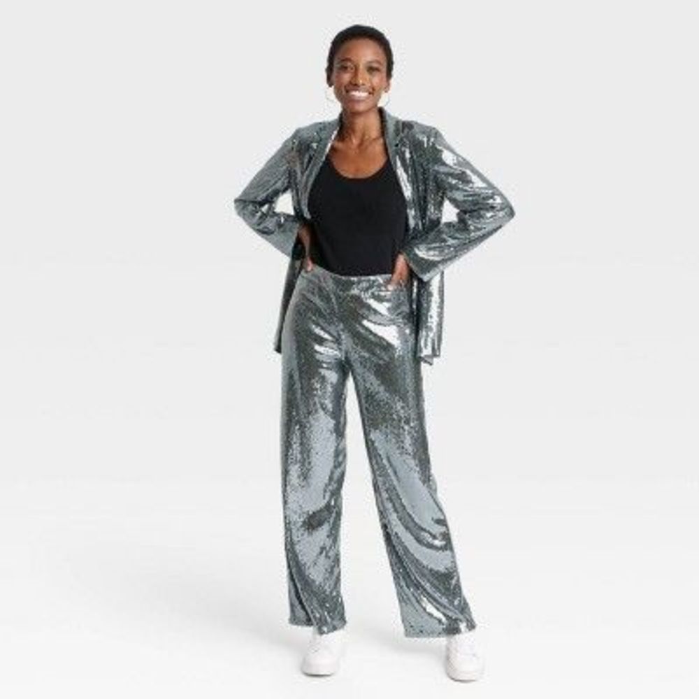a new day Silver Sequin Pants - Picture 16 of 16